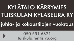 Kylätalo Kärrymies / Tuiskulan Kyläseura ry logo